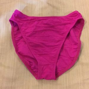 Hot pink size  10 bikini bottoms
